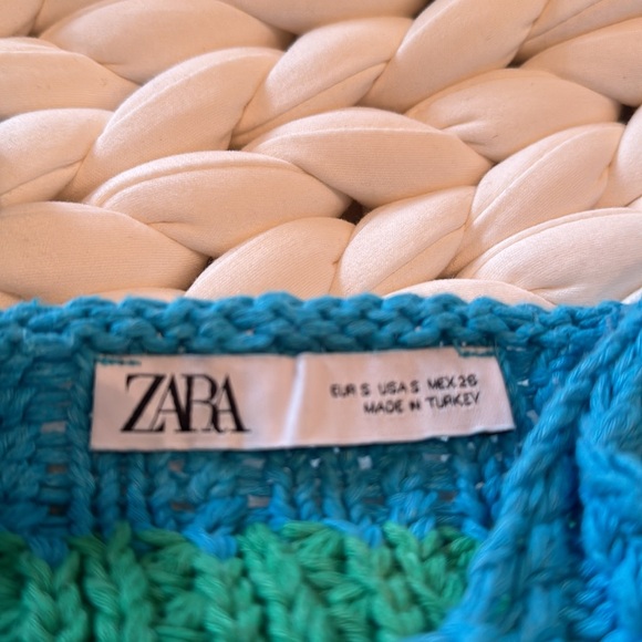 zara striped knit top - Picture 3 of 4